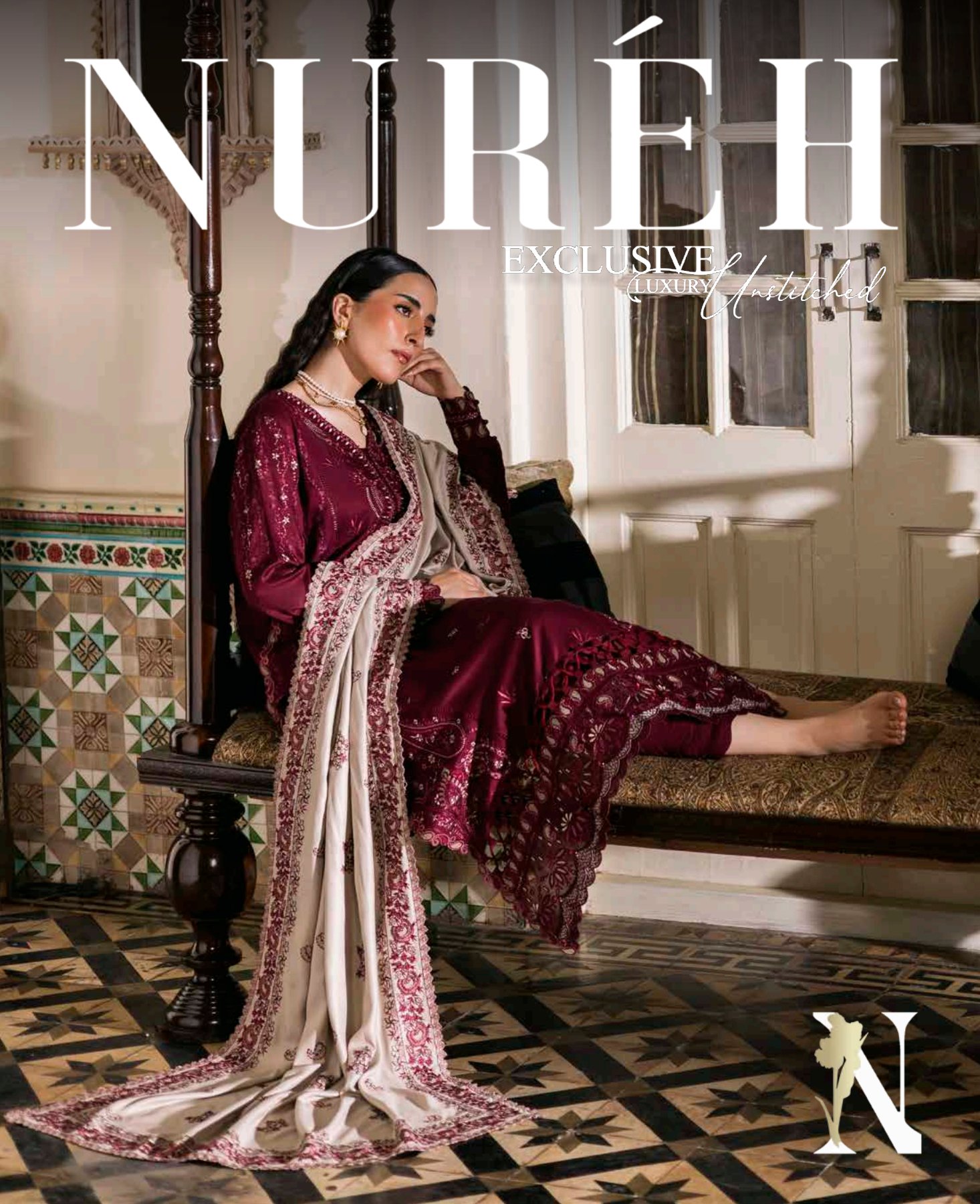 nureh exclusive luxury unstitched collection 1